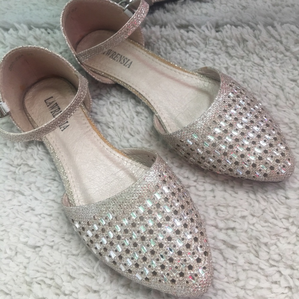 Glitter Flat Shoes
